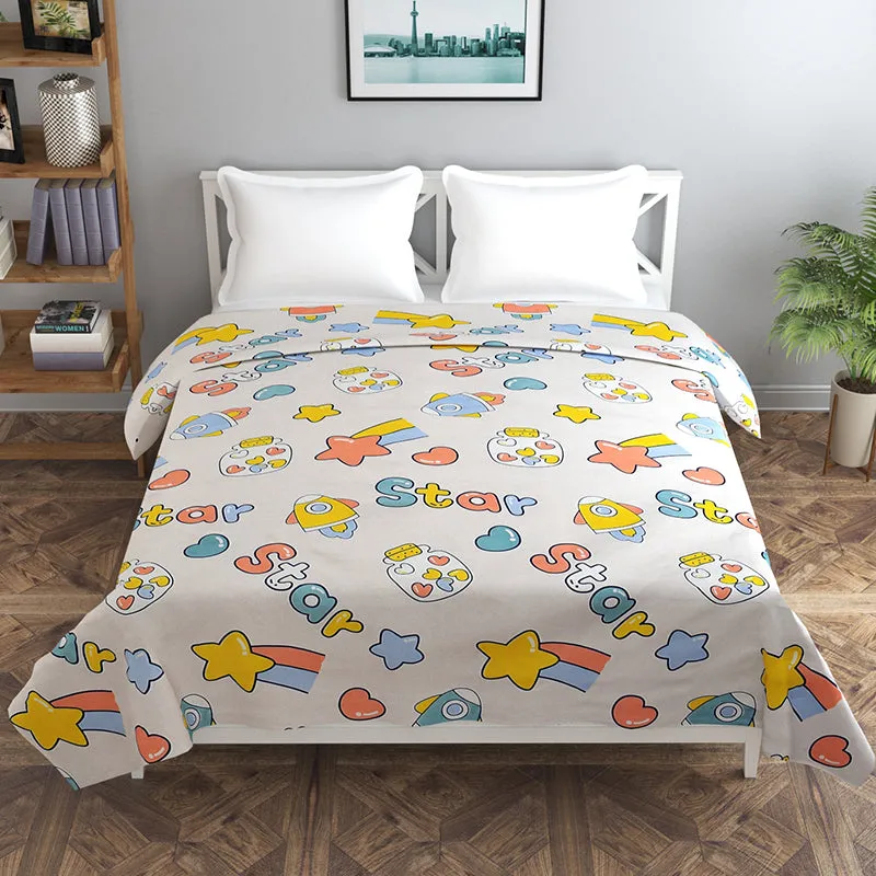 Starlight Snooze Kids' Cotton Duvet Cover - 210 TC media 3