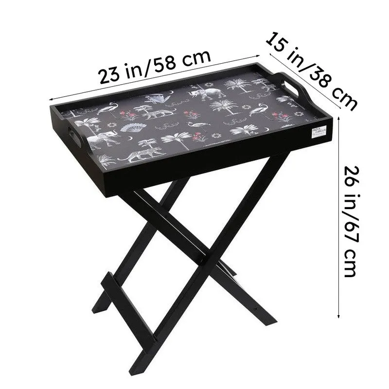 India Circus Teak Wood Animalia Tray Table media 8