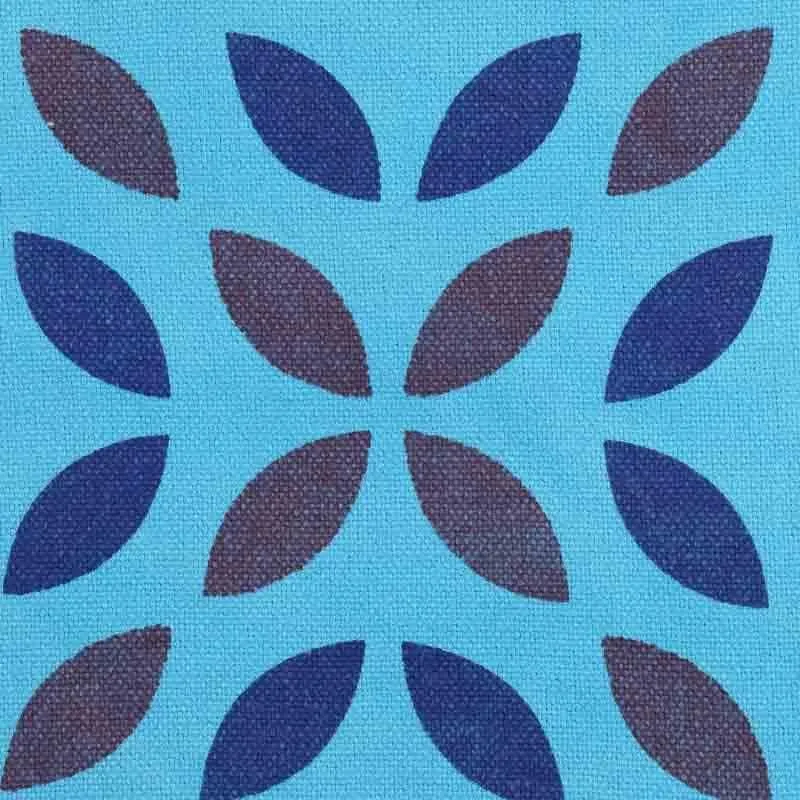 Scattered Petals Cushion Cover - Blue - Set Of Five media 4