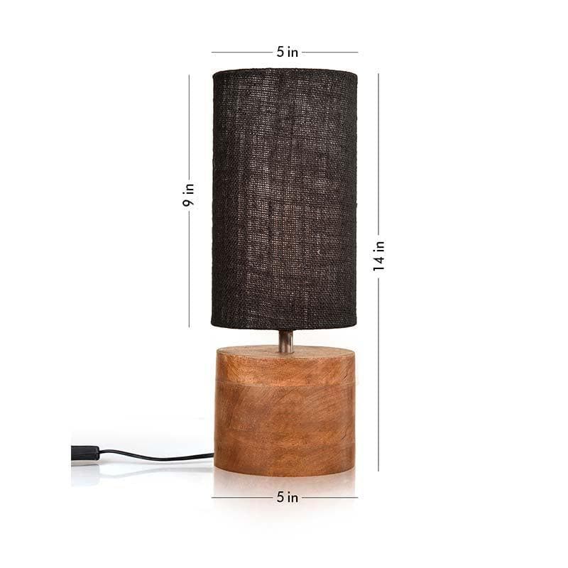 Black Magic Fabric Table Lamp - Black media 5