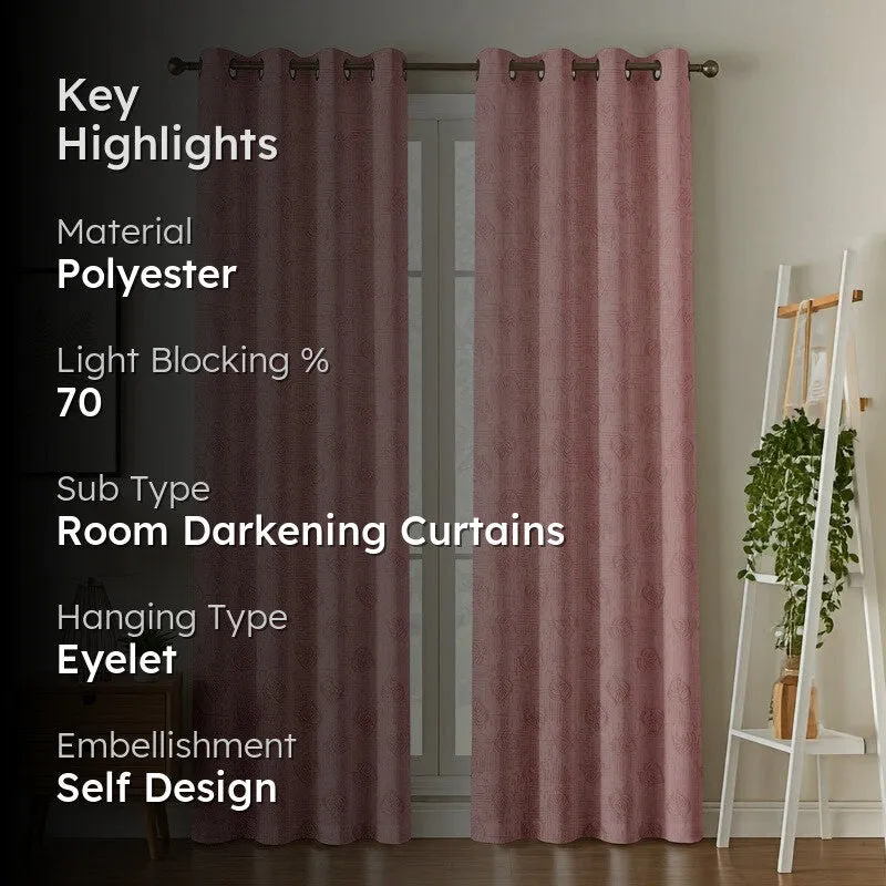 Dream Drape Curtains (Pink) - Set Of Two media 2