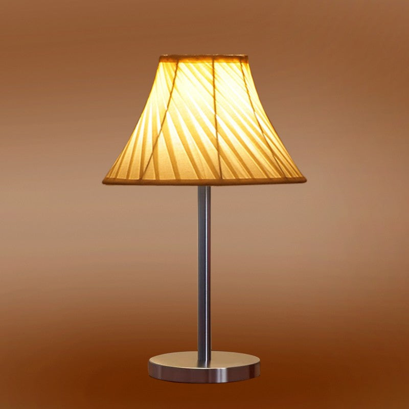 Noctra Glow Pleatra metal Table Lamp - OffWhite media 7