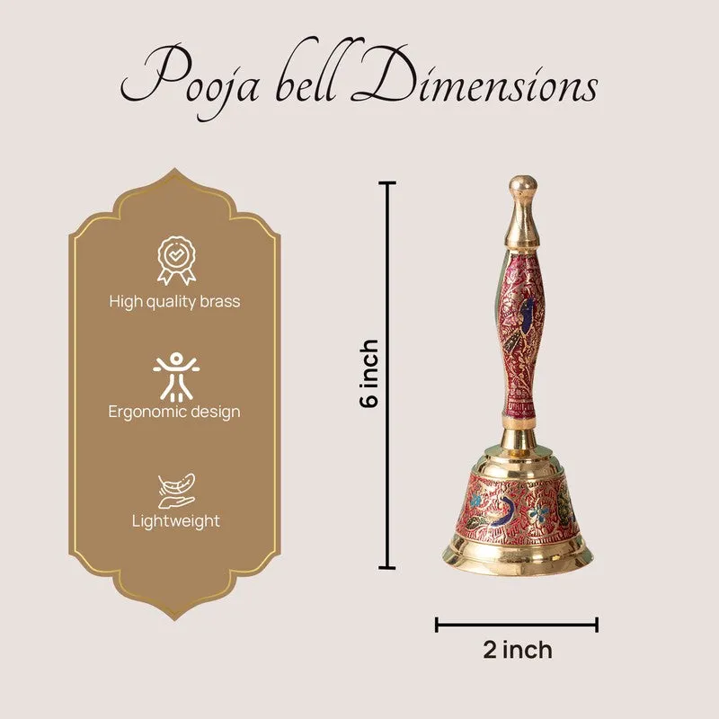 Mangalam Brass Pooja Bell media 7