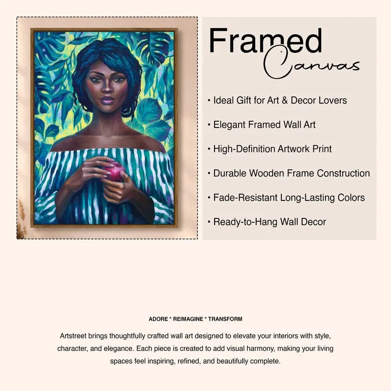Iconic She Canvas Wall Art With Frame media 6