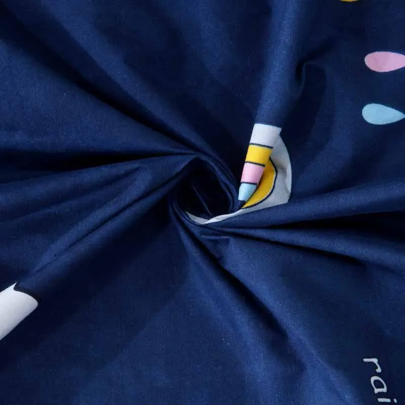 Mirthful Rainbows Bedsheet - 180 GSM media 5