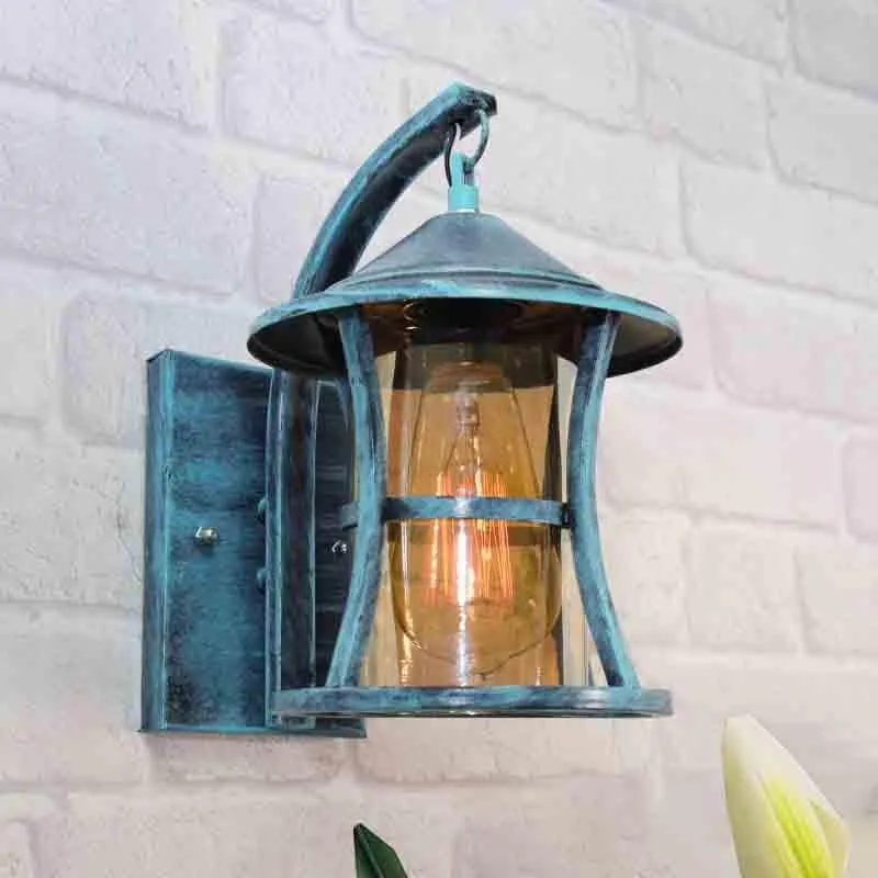Darbar Lantern Glass & Metal Lamp media 3