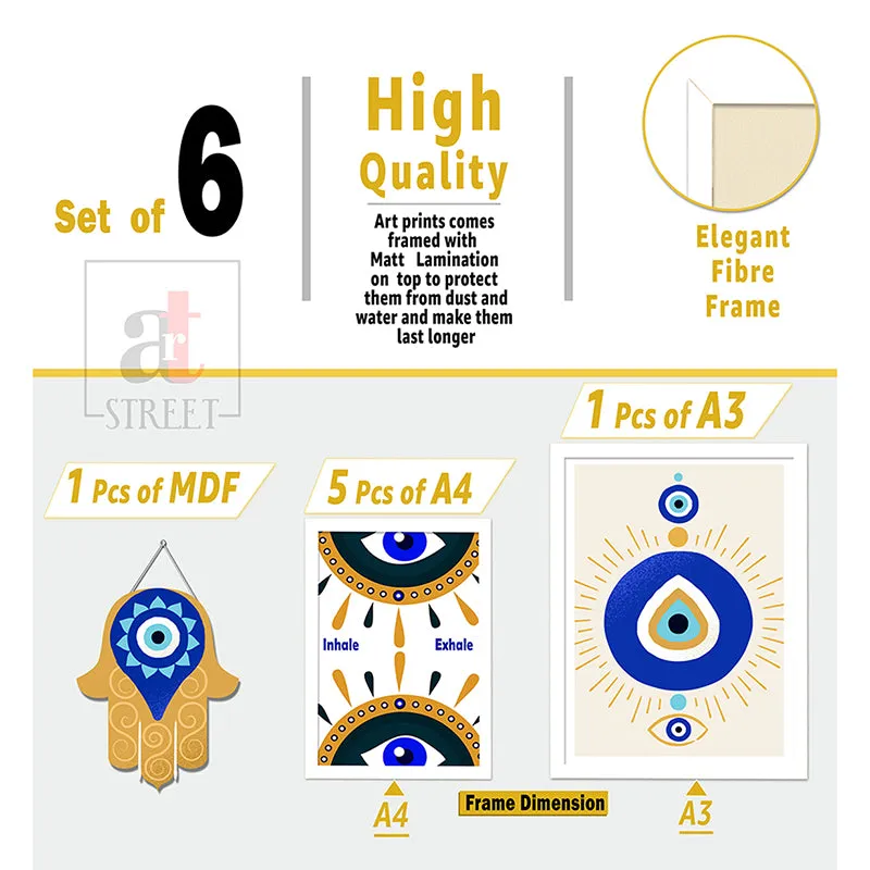 Evil Eye Safety Wall Art - Set Of Seven media 5