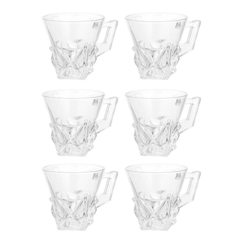 Calden Glass Tea Cup (135 mL Each) - Set Of Six media 5