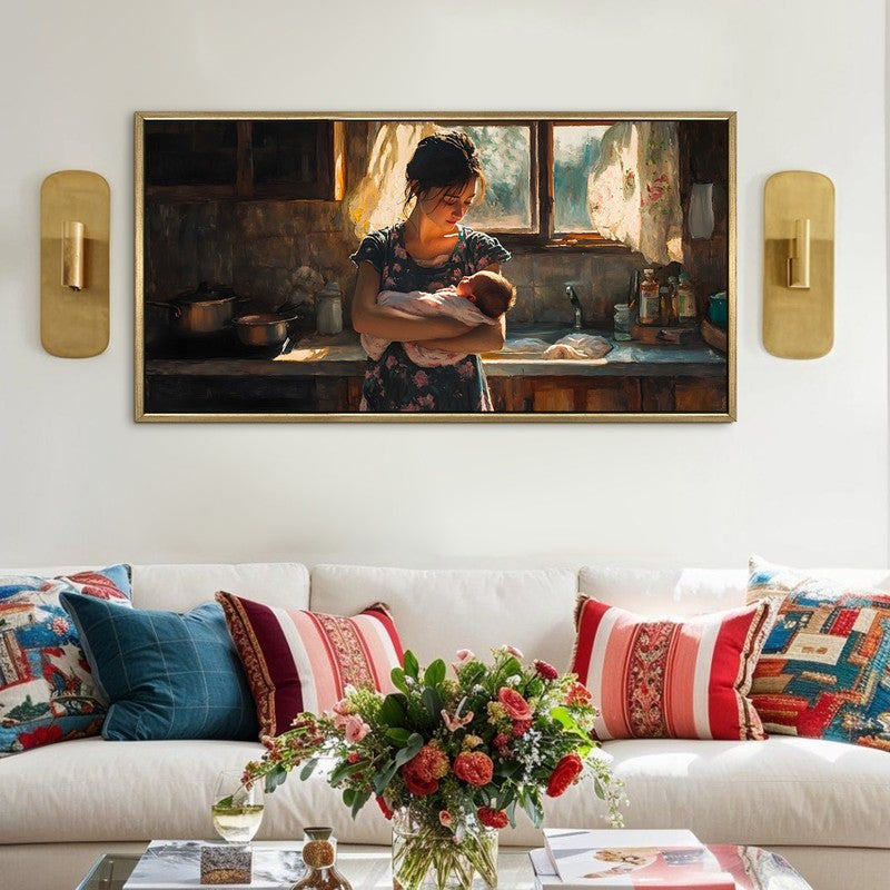 Cradelle Canvas Wall Painting With Frame
