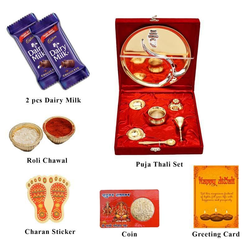 Diwali Pooja Gifting Set- Gold media 3
