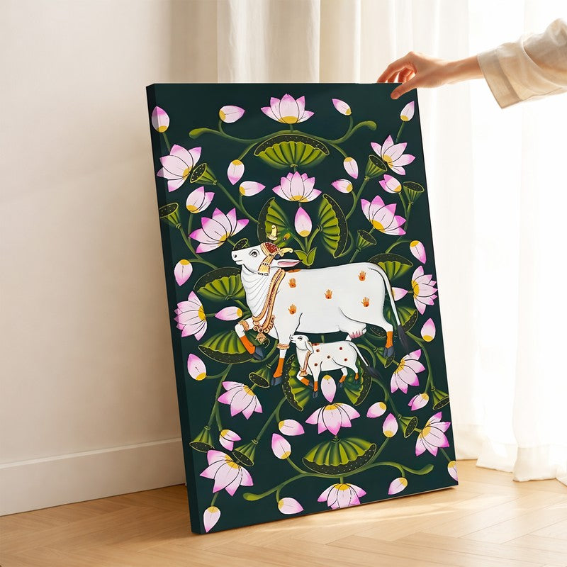 Kamadhenu Bloom Canvas Wall Art & Paintings