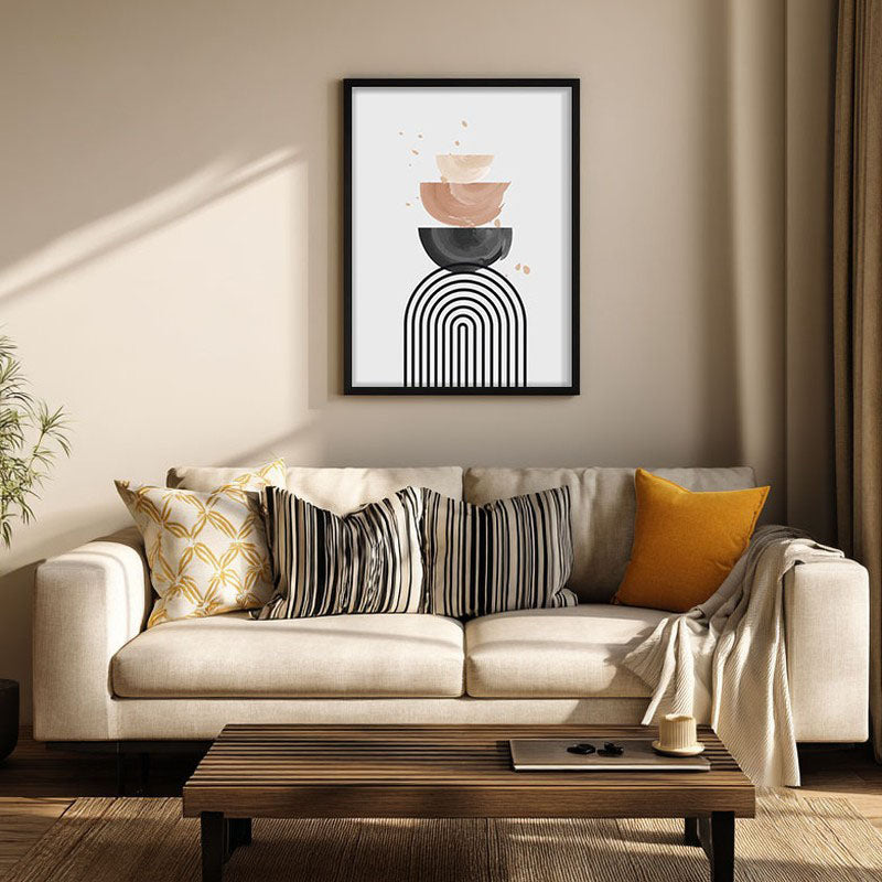 Molten Dreams Archival Canvas Wall Art - Black Frame