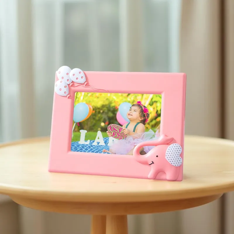 Baby Trunk Photo Frame - Pink media 1