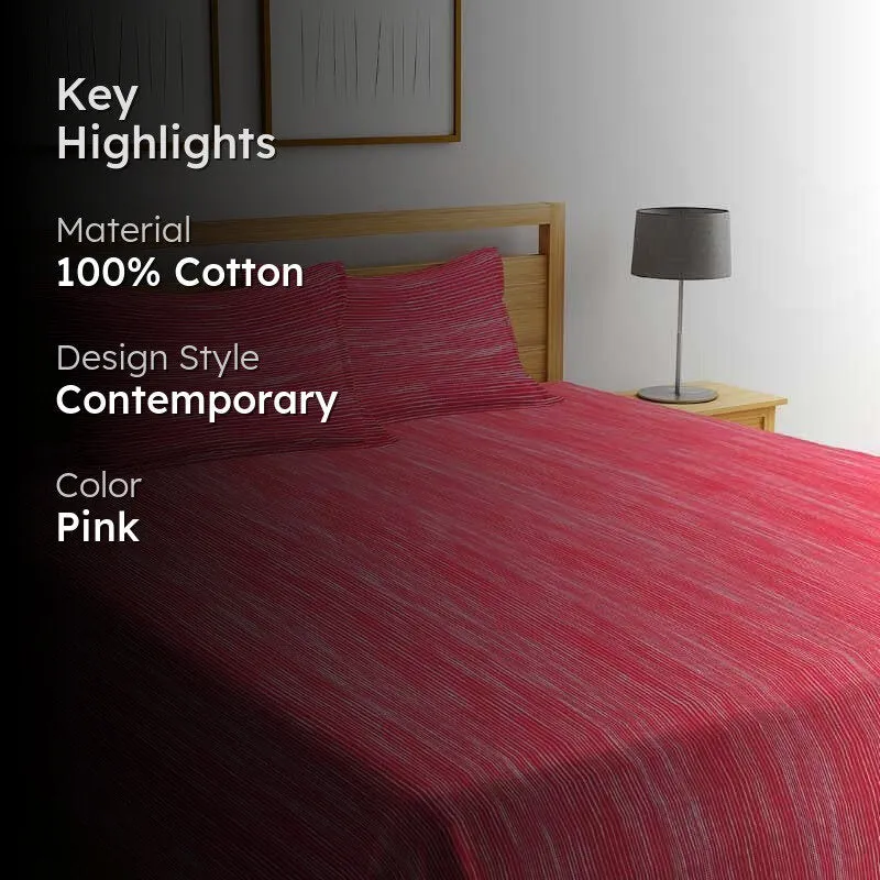 Same Straight Bedcover - Pink media 2