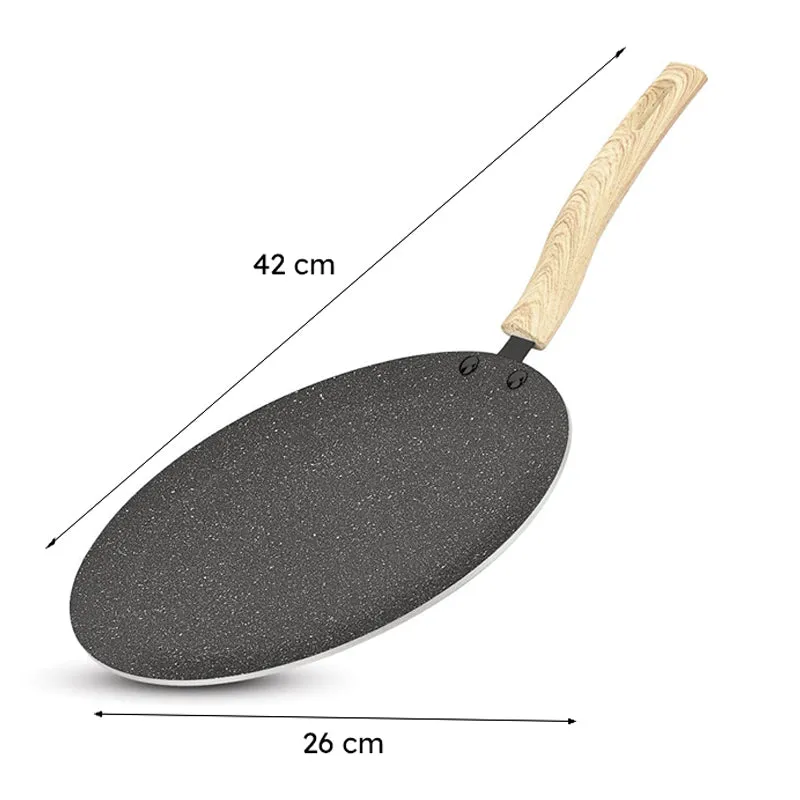 Bergner Terra Black Induction Safe Non-Stick Roti Tawa - 26 cm media 9