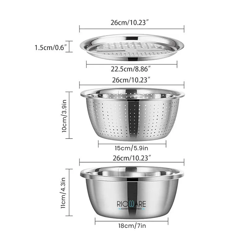 Rioware Cook Nest Stainless Steel Cooking Utensils - Set of Two media 8