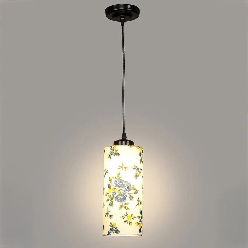 Baby Blue Cotton Ceiling Lamp media 3