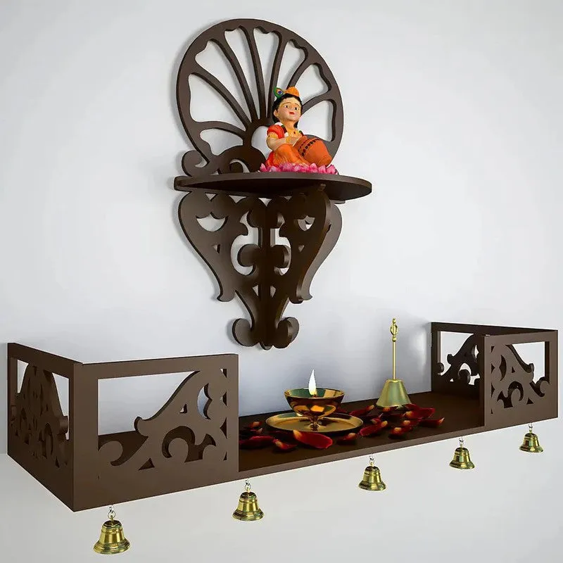 Nirvana Pooja Mandir with Shelf media 4
