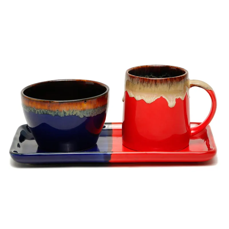 Bonita Tea Set (Red) - Three Piece Set media 4