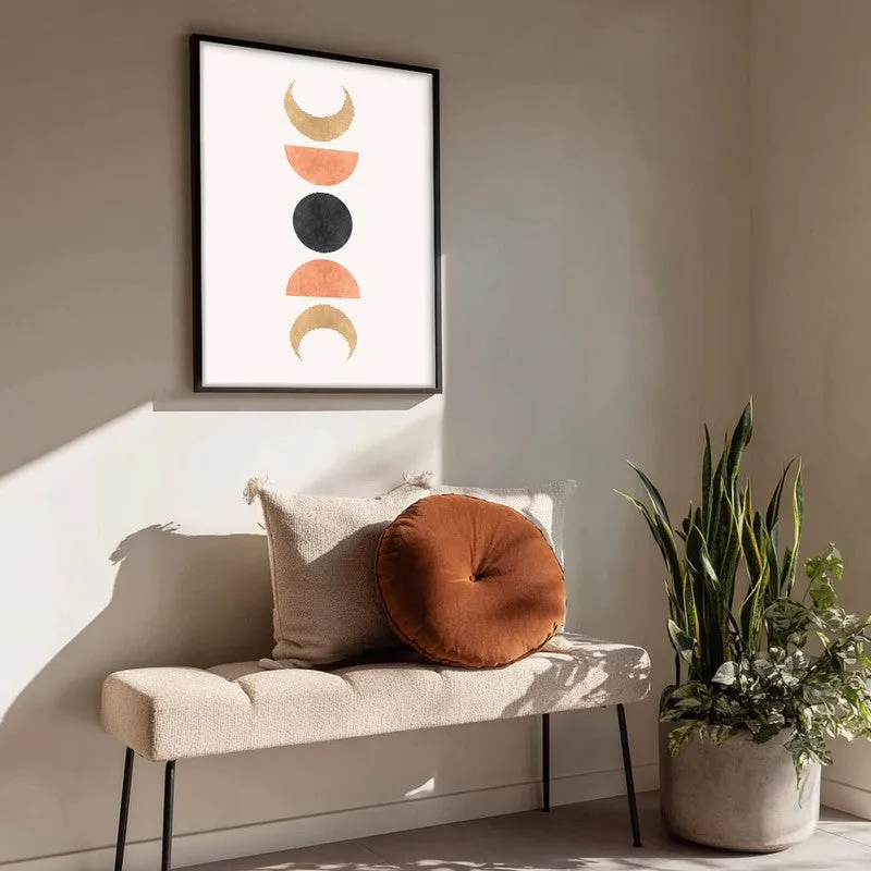 Lunar Balance Canvas Wall Painting With Black Frame media 4