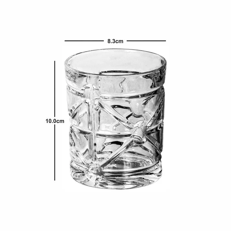 Glass Scotch Glasses (280 mL Each) - Set Of Four media 8