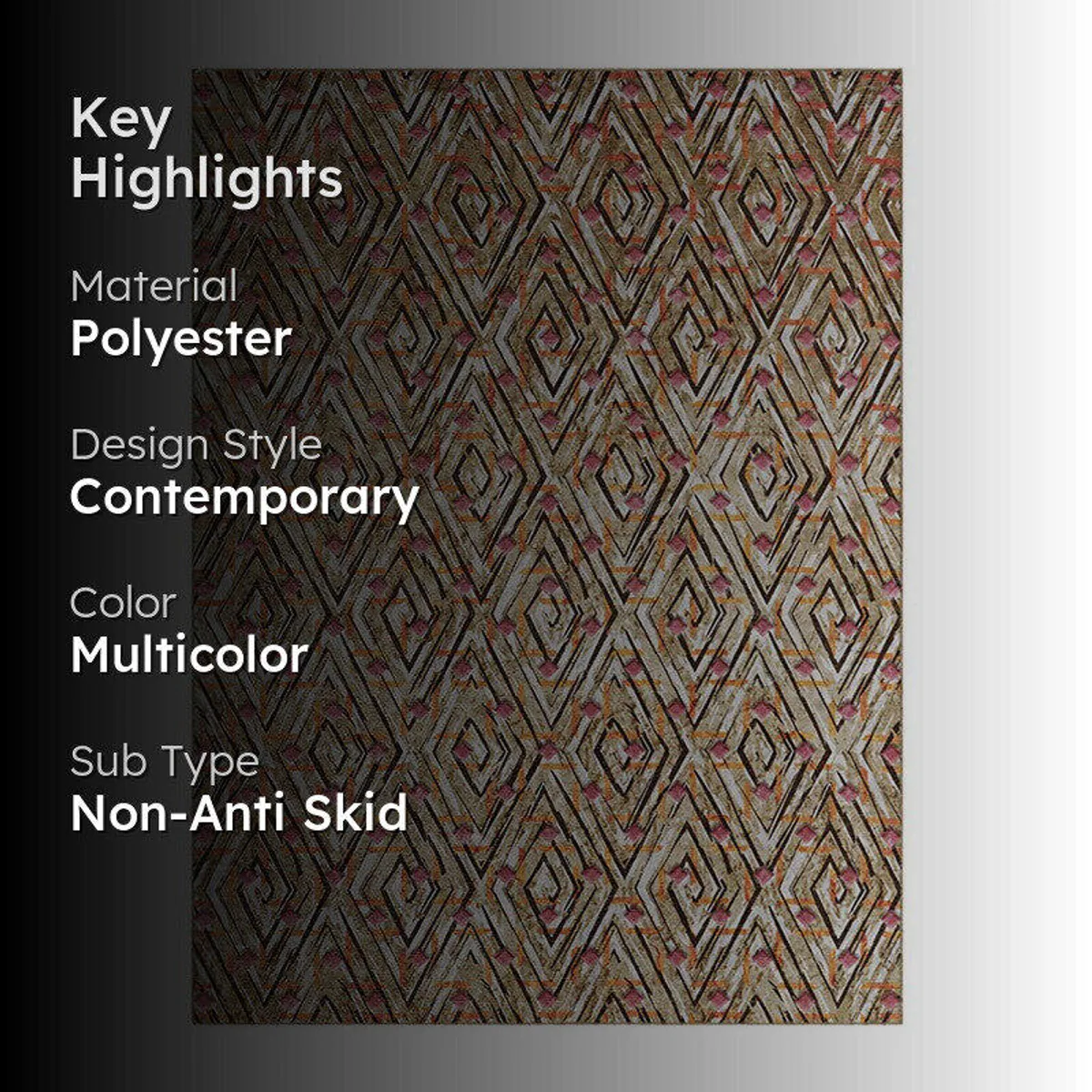 Thalyn Grove Non Anti Skid Carpet - 2
