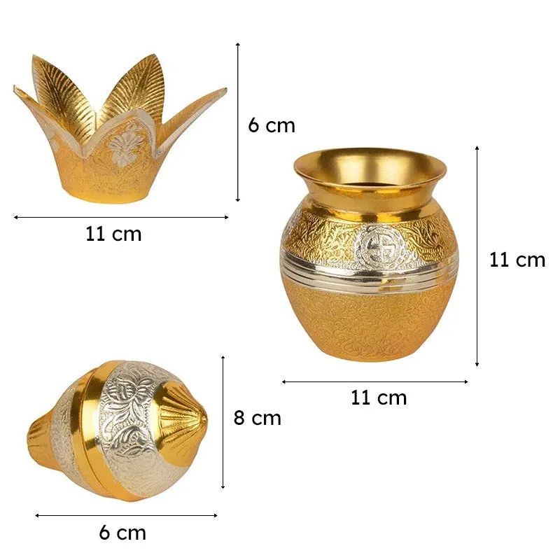 Aakriti Shubh Kalash - Three Piece Set media 6