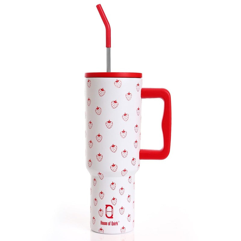 Berry Bliss Stainless Steel Tumbler - 1200 ML media 7