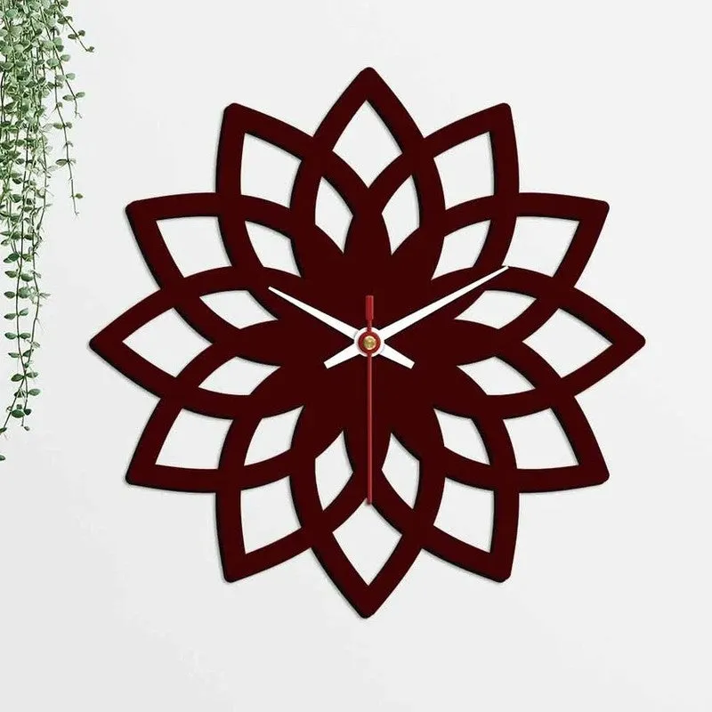 Blossom Frame Wooden Wall Clock media 5