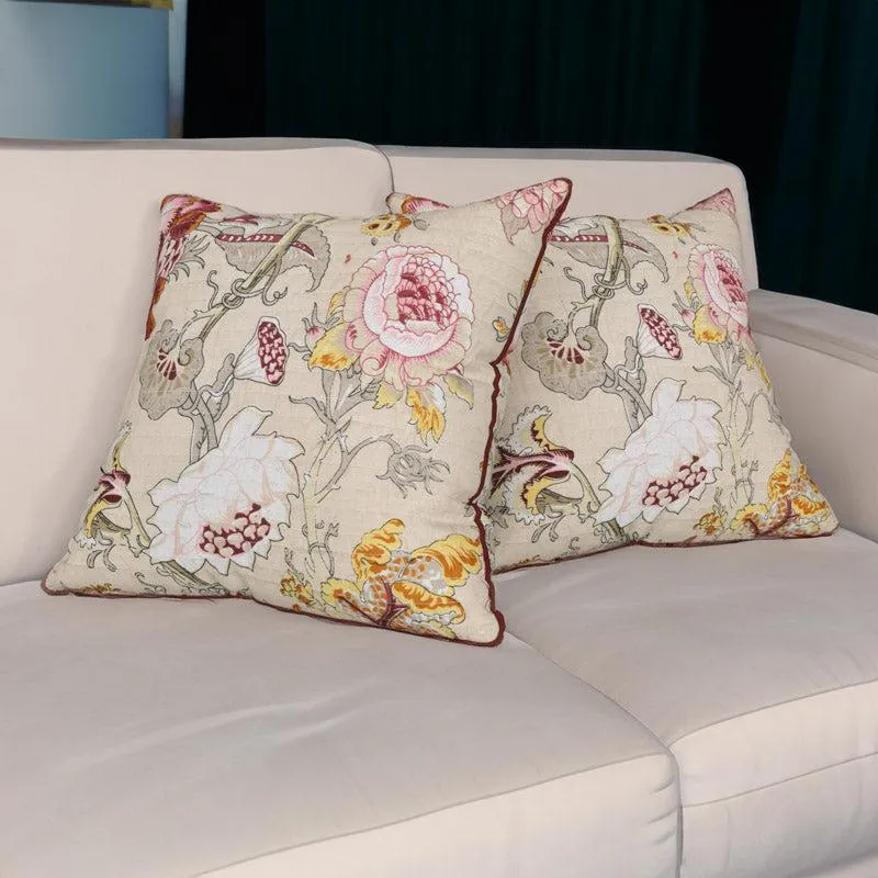 Vaniya Floral Cushion cover - Set Of Two media 1