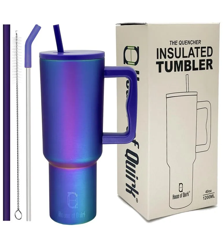 Mirage Luxe Stainless Steel Tumbler (1200 ML) - Blue media 7