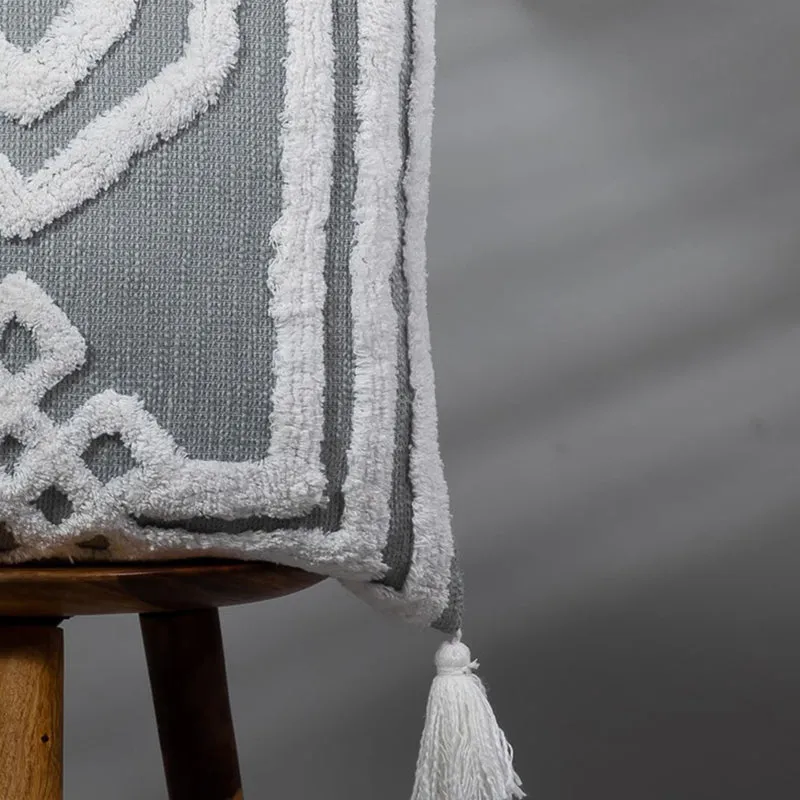 Twill Loop Tufted Cushion Cover media 3