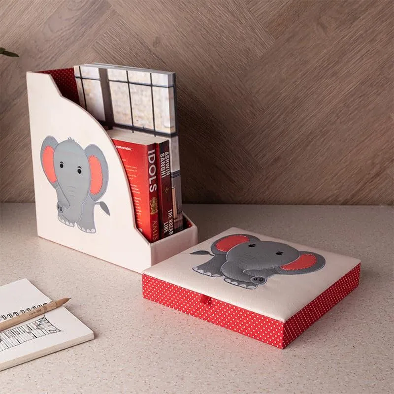 Jumbo Jill Organiser Set (Elephant Collection) - Set Of Two media 3