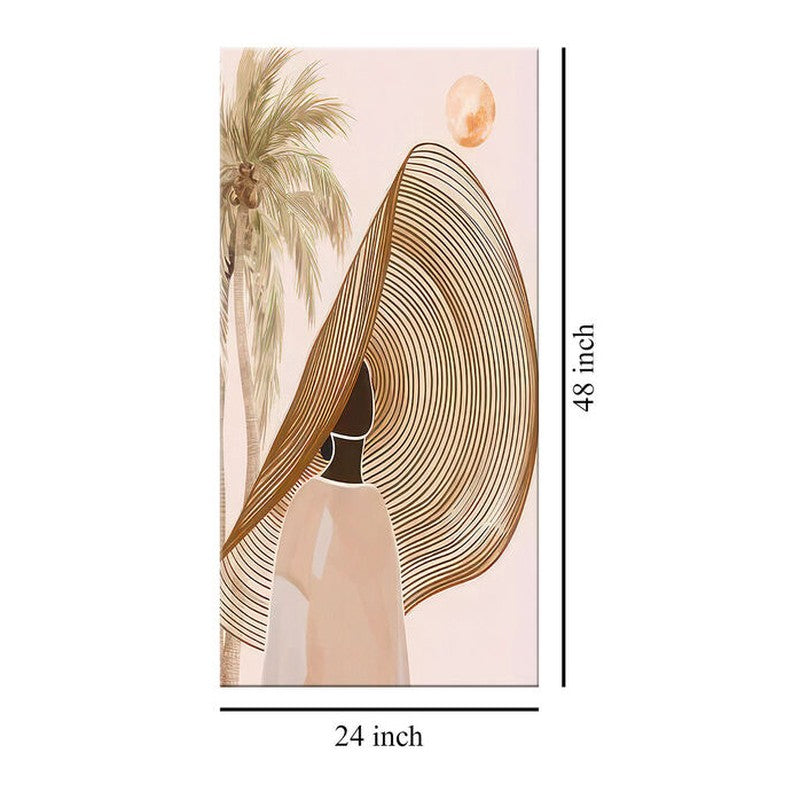 Golden Hour Silhouette Poly Canvas Wall Painting media 8