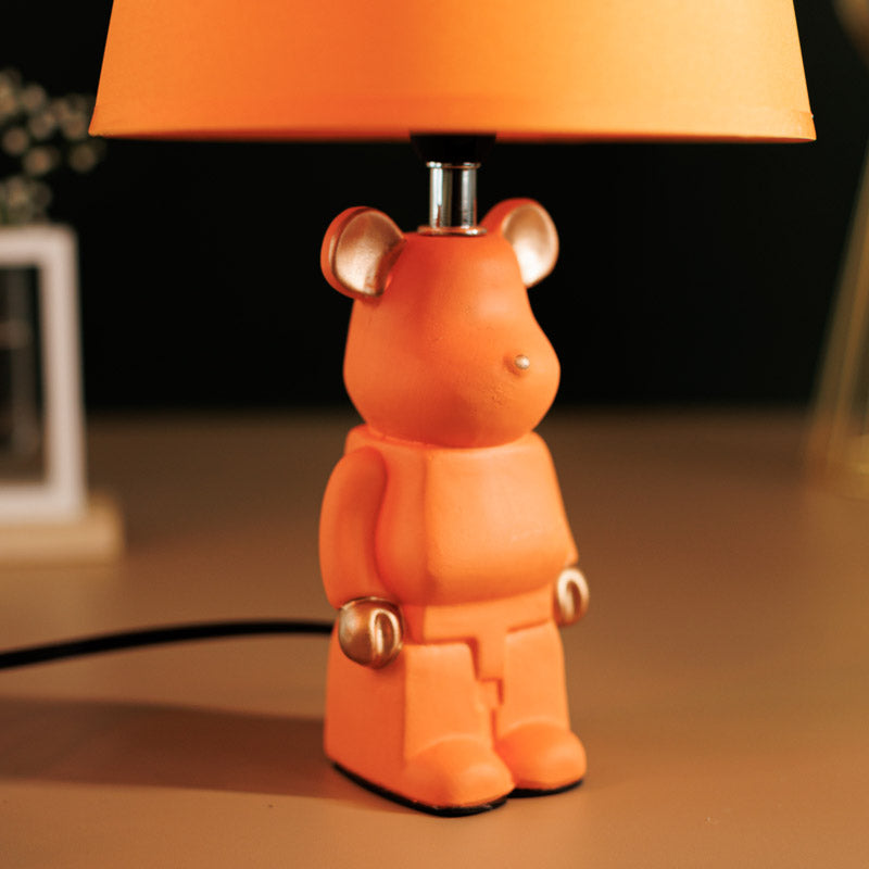 Dear Bear Ceramic Table Lamp - Orange media 4