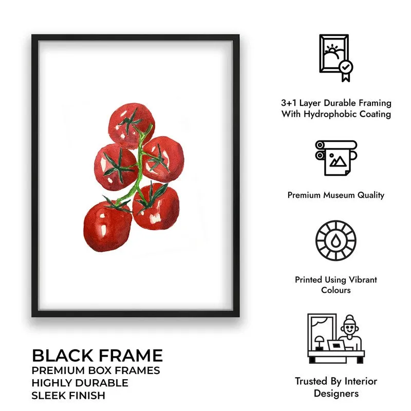 GlidedTomatino Archival Canvas Wall Art - Black media 9
