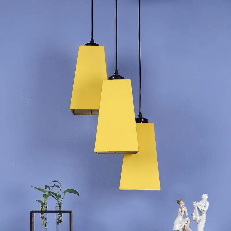 Shadowlux Triple Metal Ceiling Lamp - Yellow media 4