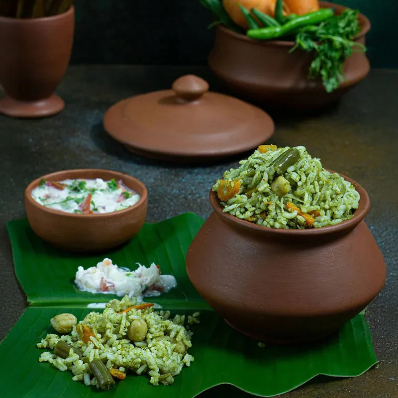 Mitti Terracotta Handi - 950 mL media 3