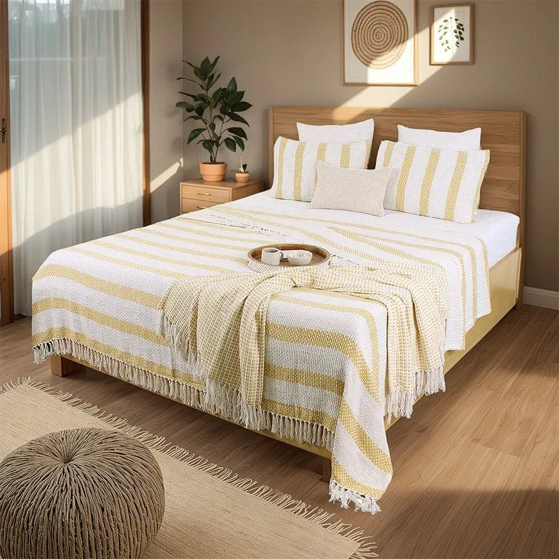 Shivalik Bedcover - Yellow media 5