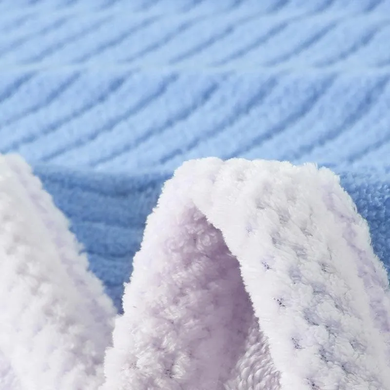 Idyllic Snigu Blue Polyester Blanket - 210 GSM media 3