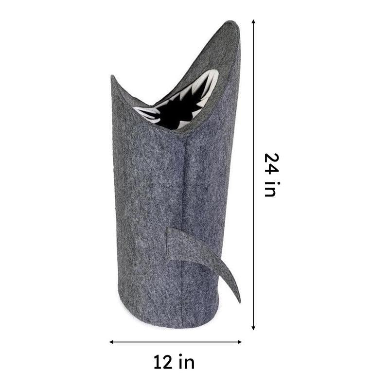 Shark Bite Felt Storage Basket media 7