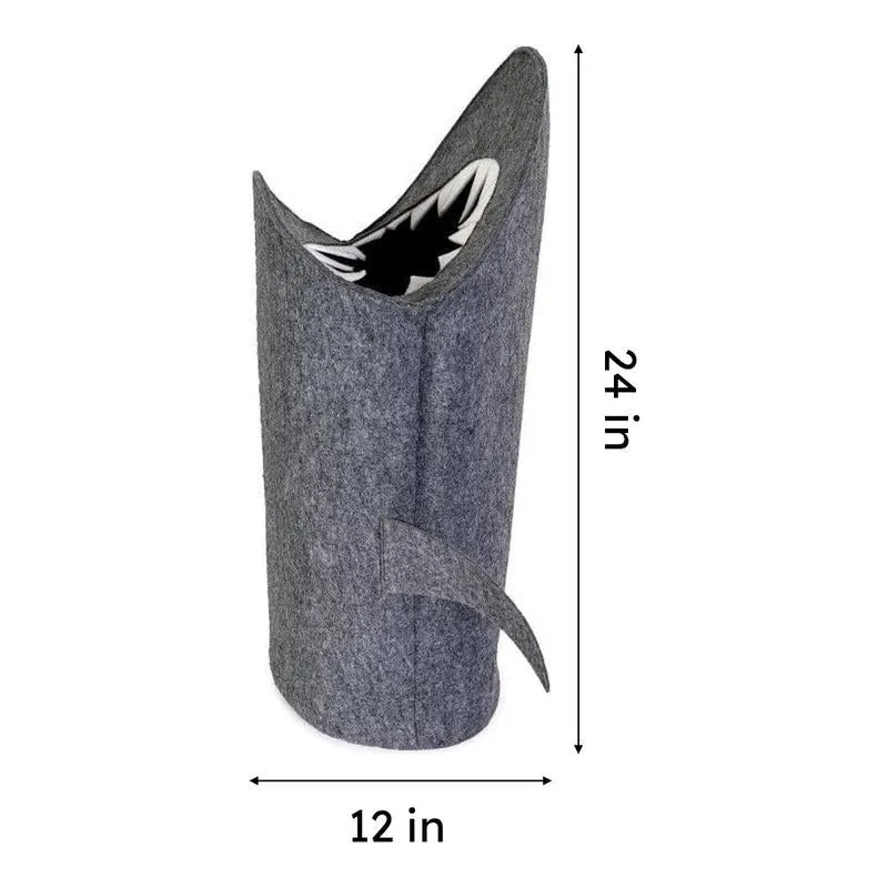 Shark Bite Felt Storage Basket media 7