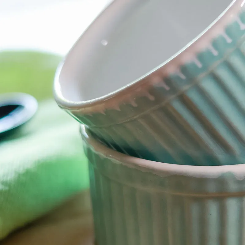 Dishlet Snack Bowl (Sea Green/170 mL Each) - Set Of Two media 3