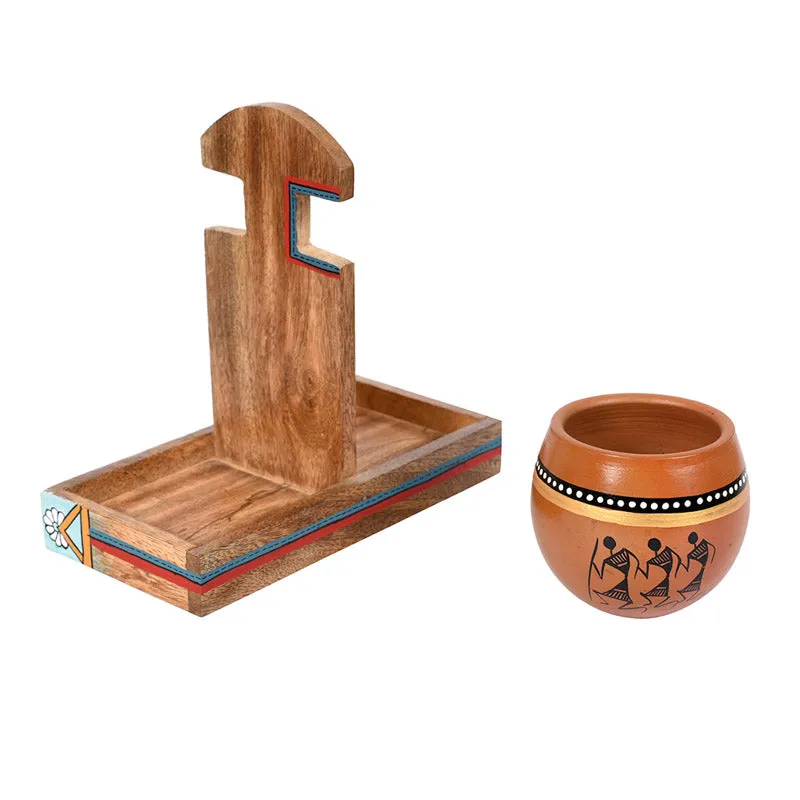 Varshini Khulhad With Holder (150 ML) - Three Piece Set media 6