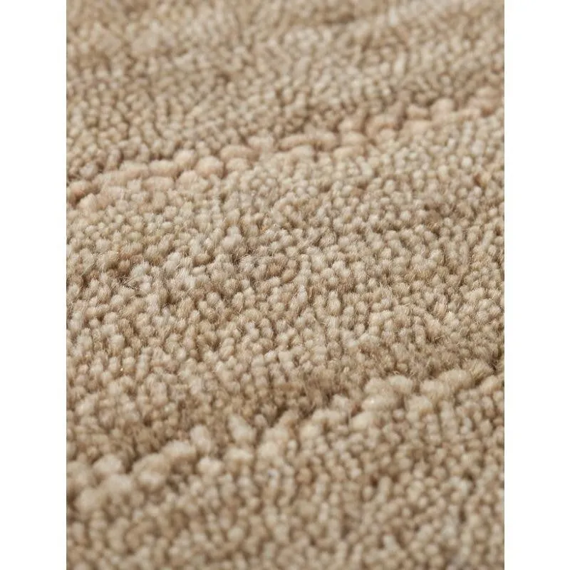 Aylin Hand Woven Wool Rug - Taupe media 4