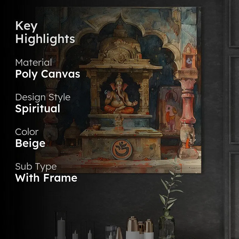 Ganesha Temple Wall Painting media 2