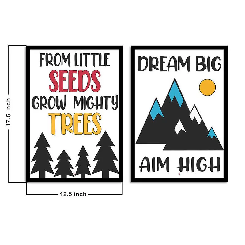 Little Seeds To Mighty Trees Wall Art - Set Of Two media 6