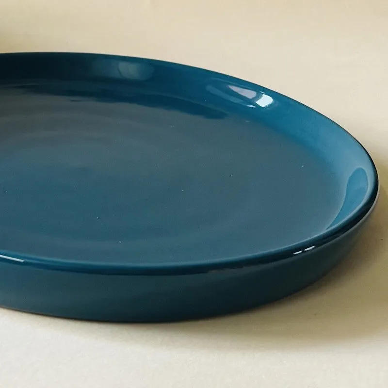 Ceramic Quarter Plate (Blue) - Set Of Four media 5