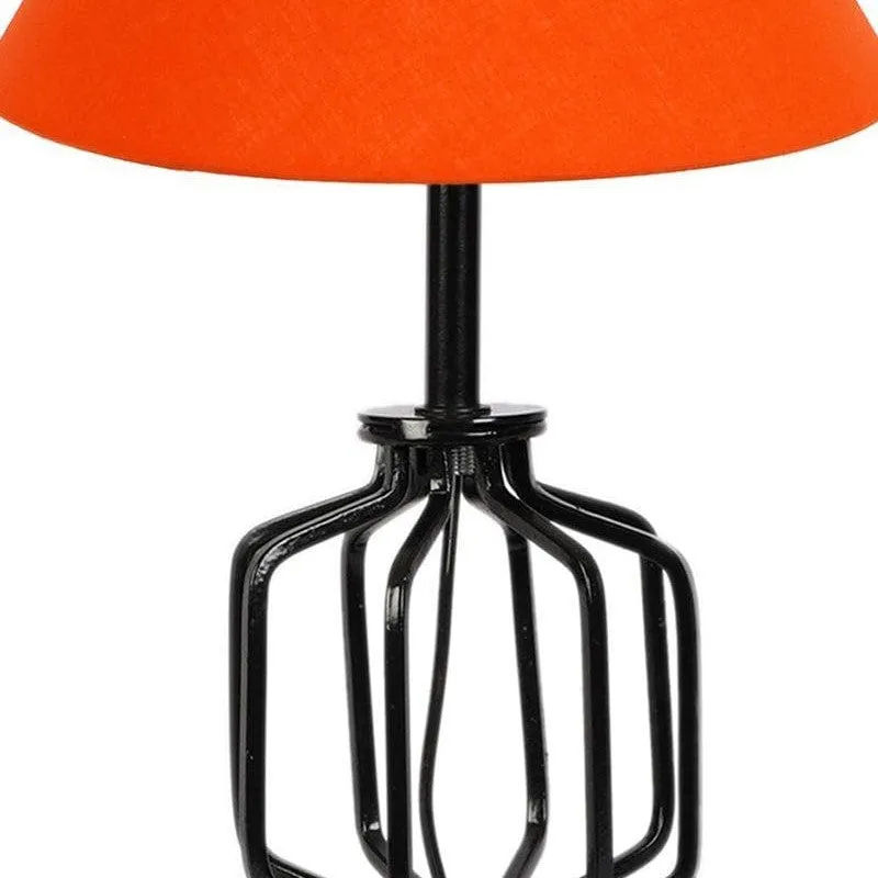 Cosmo Fabric Table Lamp - Orange,Black media 6