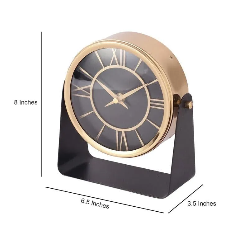 Spartacus Table Clock - Gold media 3